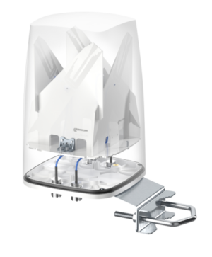 Antenna omnidirectional wide band LTE MIMO 4x4, 600-6000MHz, integrated Nf,