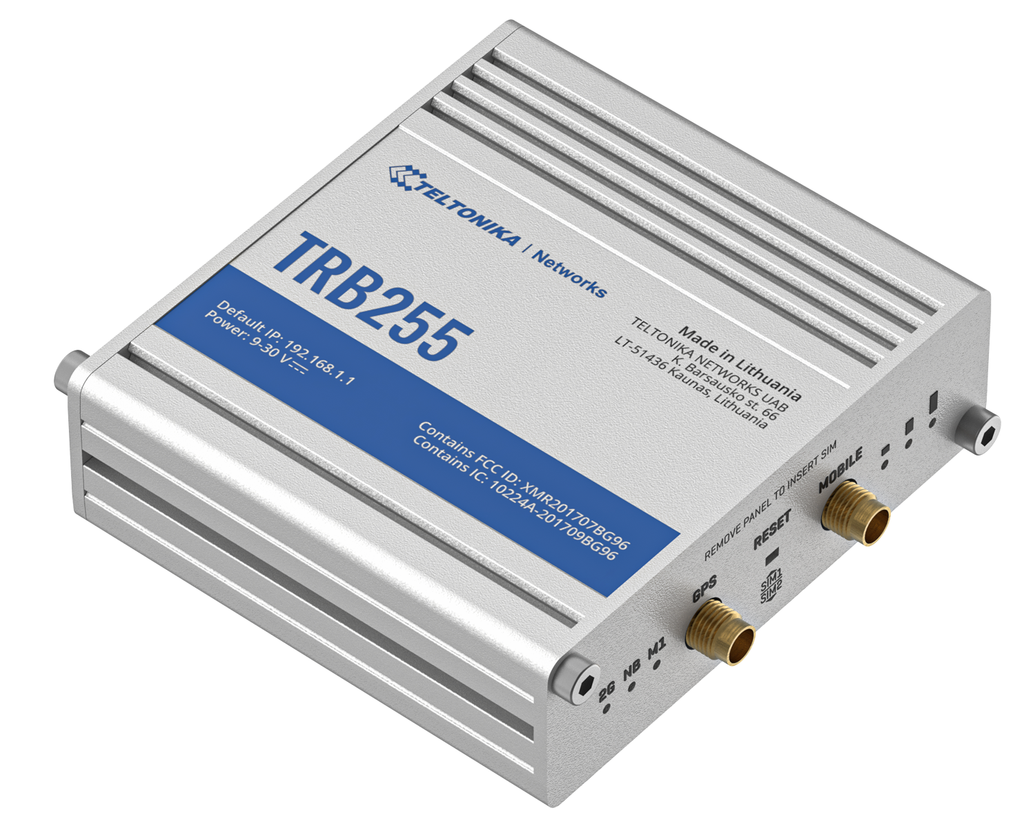 TRB255 LTE M1/NB-IoT Gateway (Global) - Billede 2