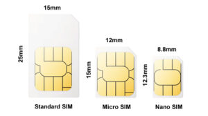 EUICC  SIM kort (plastic eSIM) TRI form factor