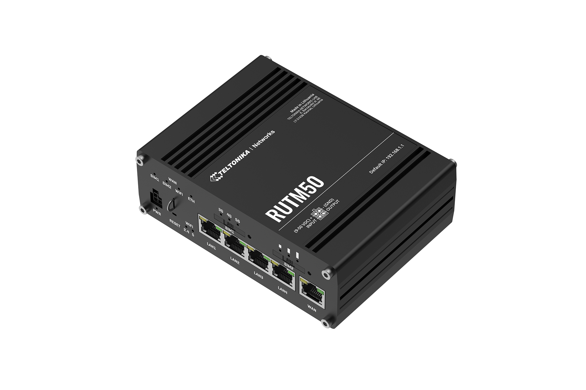 RUTM50 Cat 19, FCC certified, 5G Router, North America