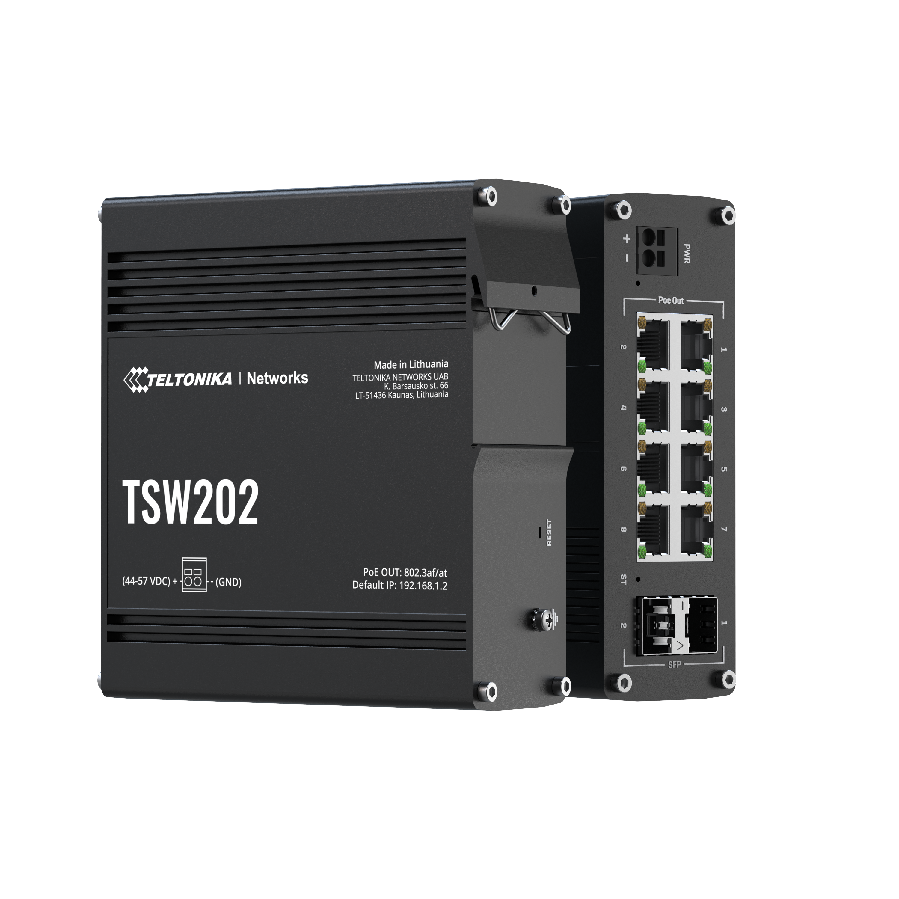 TSW202 Managed 8-port +2SFP PoE+ Switch